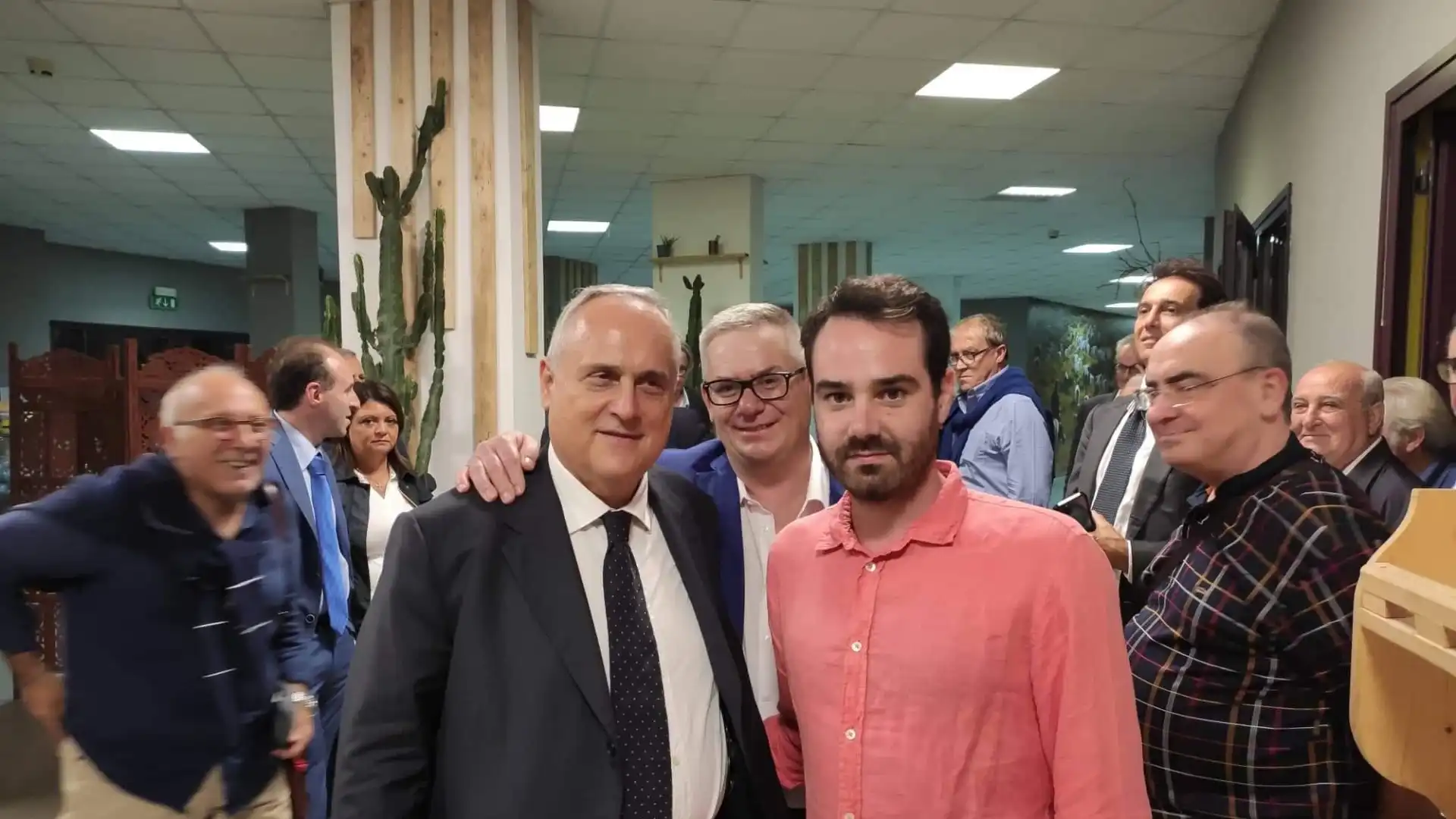 Filignano: Lotito pronto ed interessato a valutare progetti di carattere turistico-sportivo. Nei giorni scorsi la visita alla struttura alberghiera “Le Ginestre”.